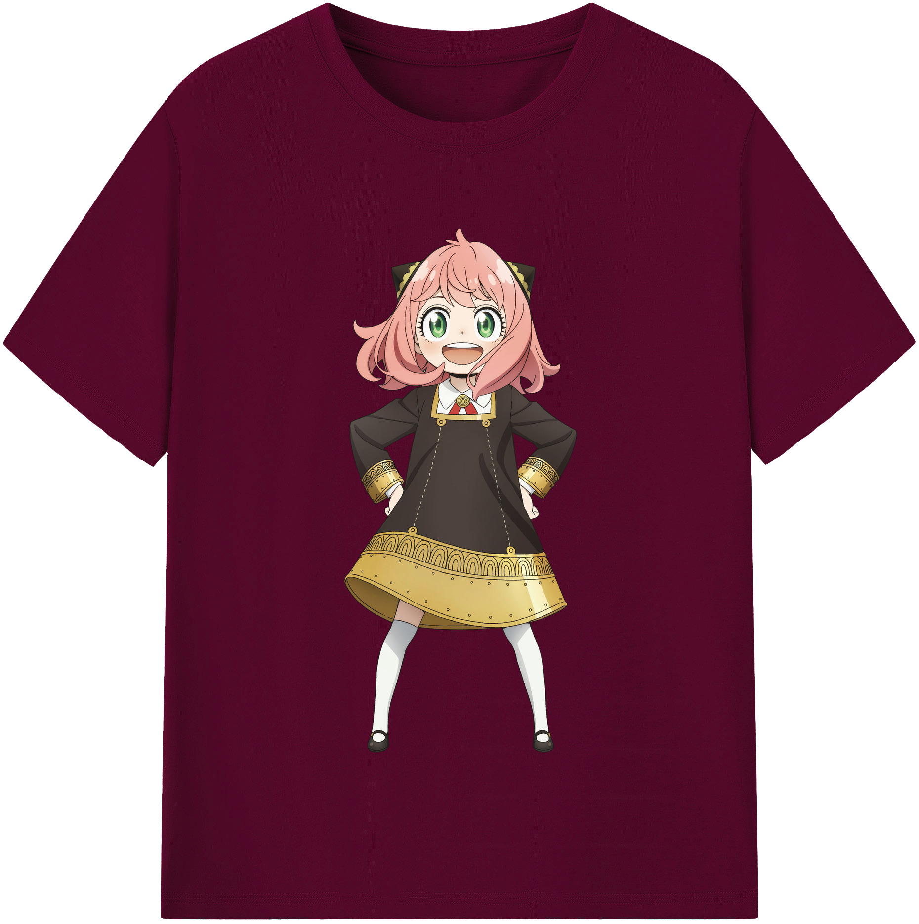 （画像用） SPY×FAMILY间谍家家酒 レディースカジュアルプリントTシャツ（綿100％）